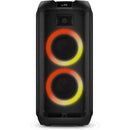 Caixa de Som Bluetooth Party Speaker Philips 1300W TAX4209/78 LED USB AUX Função Karaokê Cartão SD