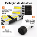 [PROMOÇÃO DO Mês] Escada Telescópica Multifuncional Inox Dobrável Antiderrapante